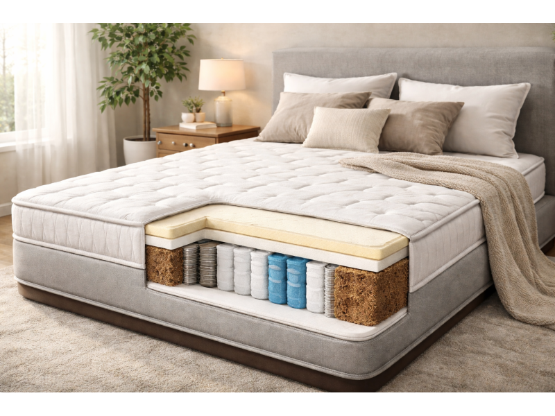 Як вибрати ідеальний ортопедичний матрац: гід по жорсткості та наповнювачах