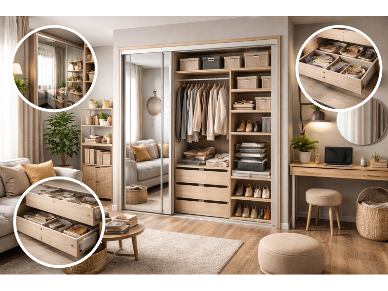 Шафа-купе в маленьку квартиру: як виграти простір і вмістити все