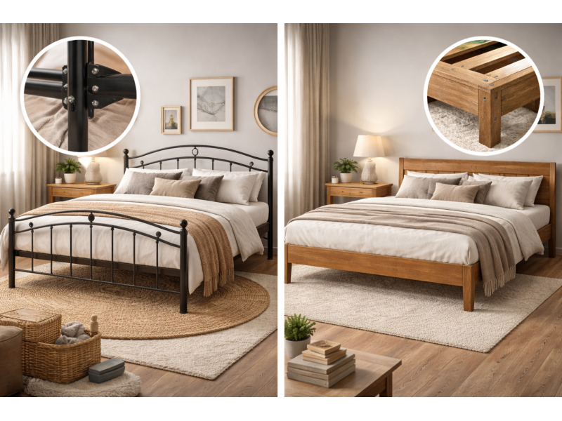 Металеве чи дерев'яне ліжко: чесне порівняння для вашої спальні