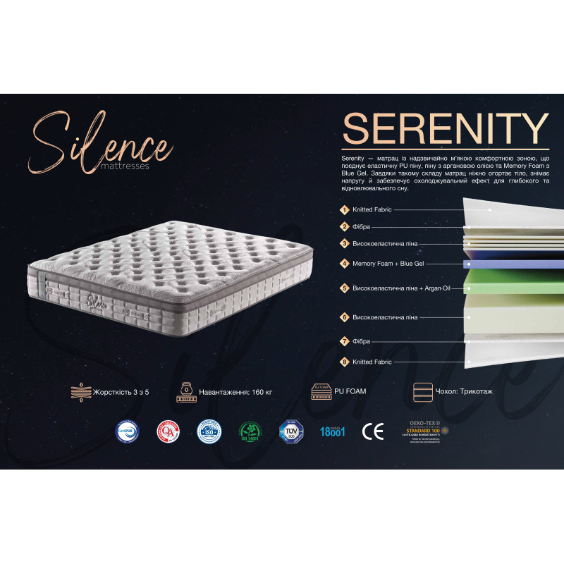 Матрац Silence Serenity 90x200