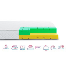 Матрац Highfoam Noble Argentum Star, розмір 80x190 см