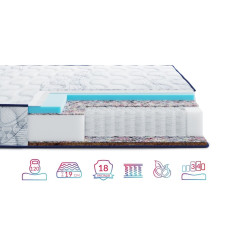 Матрац Highfoam Largo Pocket Cocos New, розмір 80x190 см