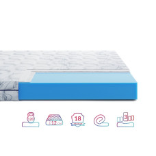 Матрац Highfoam Largo Opti Slim New скрутка, розмір 70x150 см