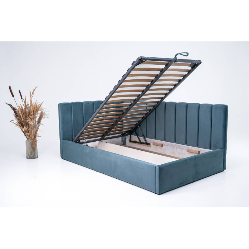 Ліжко м'яке Скандинавія з підйомним механізмом