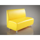 Диван Актив 1200*700*Н900 жовтий