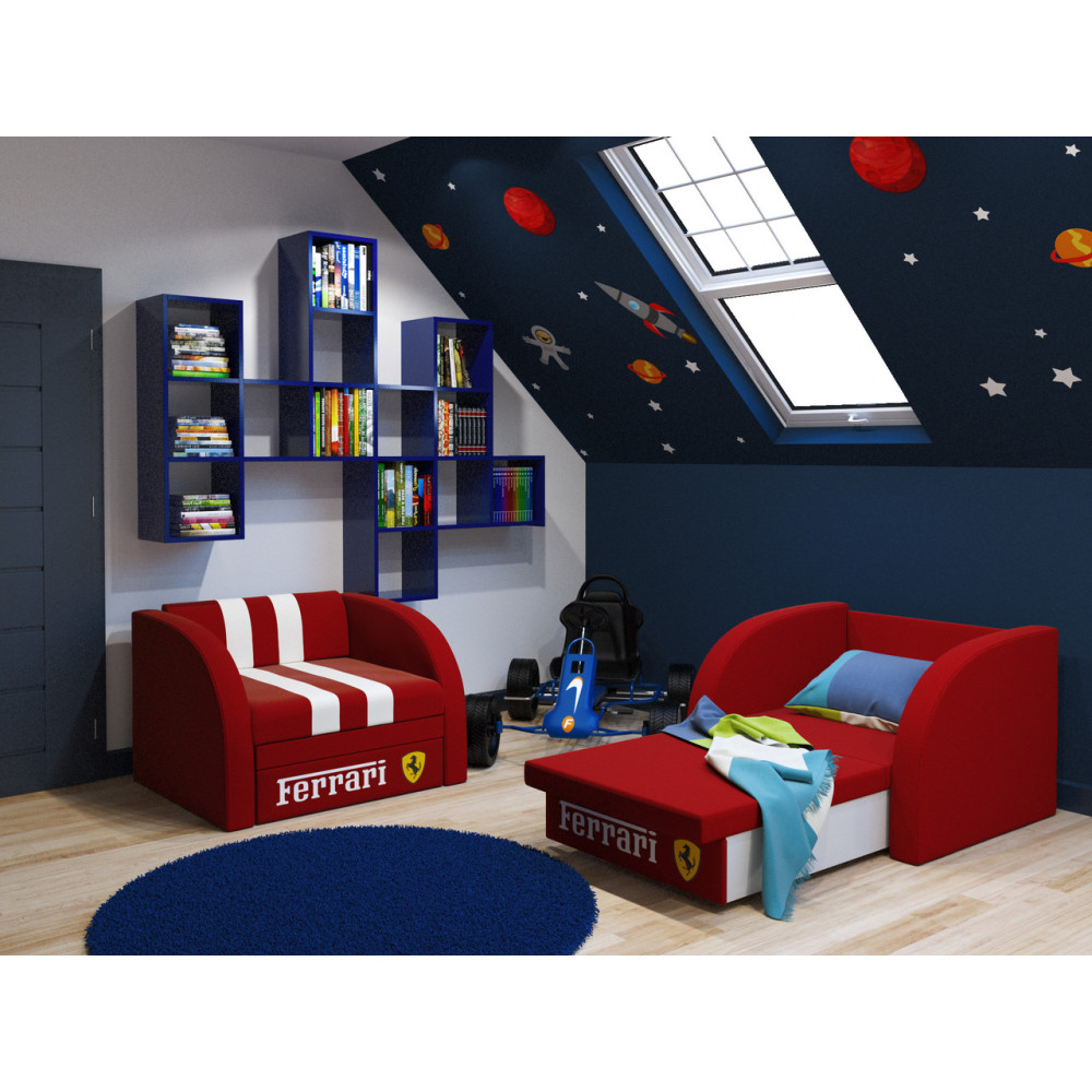 Крісло-ліжко Піт-стоп 820х1650 синій