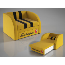 Крісло-ліжко Піт-стоп 820х1650 жовтий