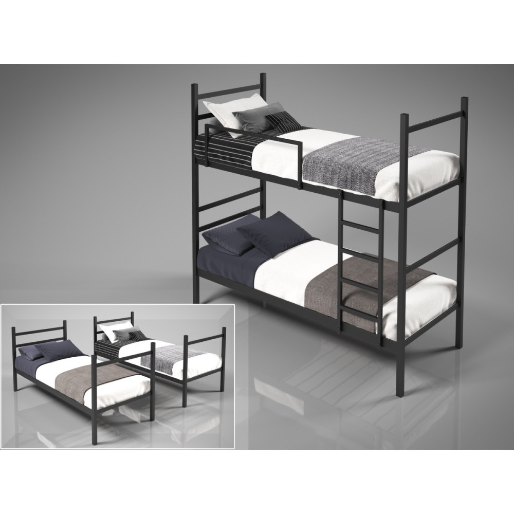 Ліжко Лідс двоярусне розбірне