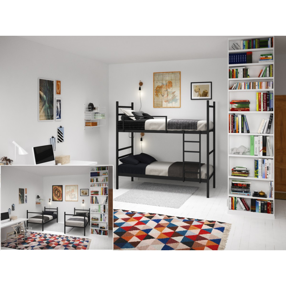 Ліжко Лідс двоярусне розбірне