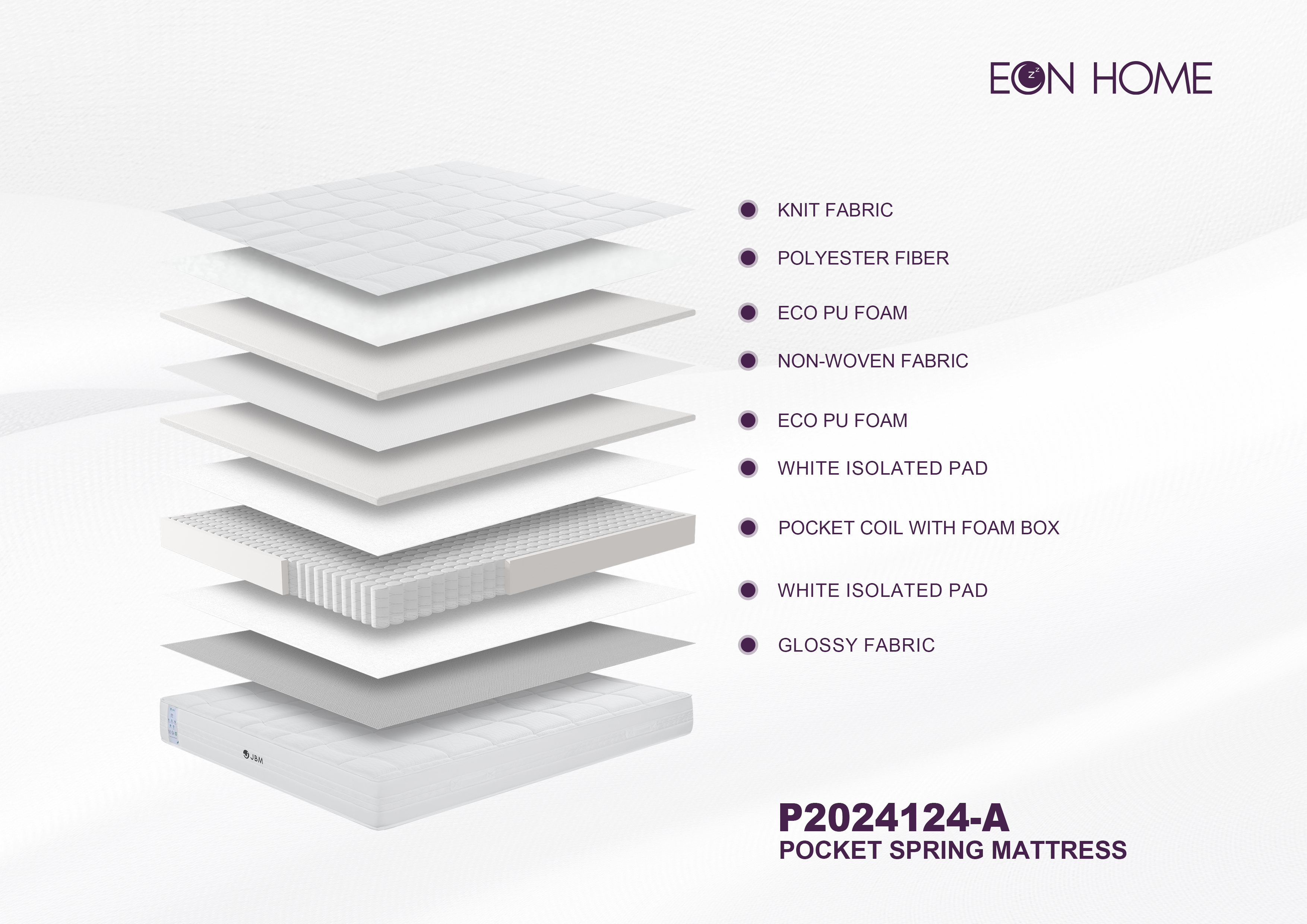 Ортопедичний пружинний матрац ZEN JBM